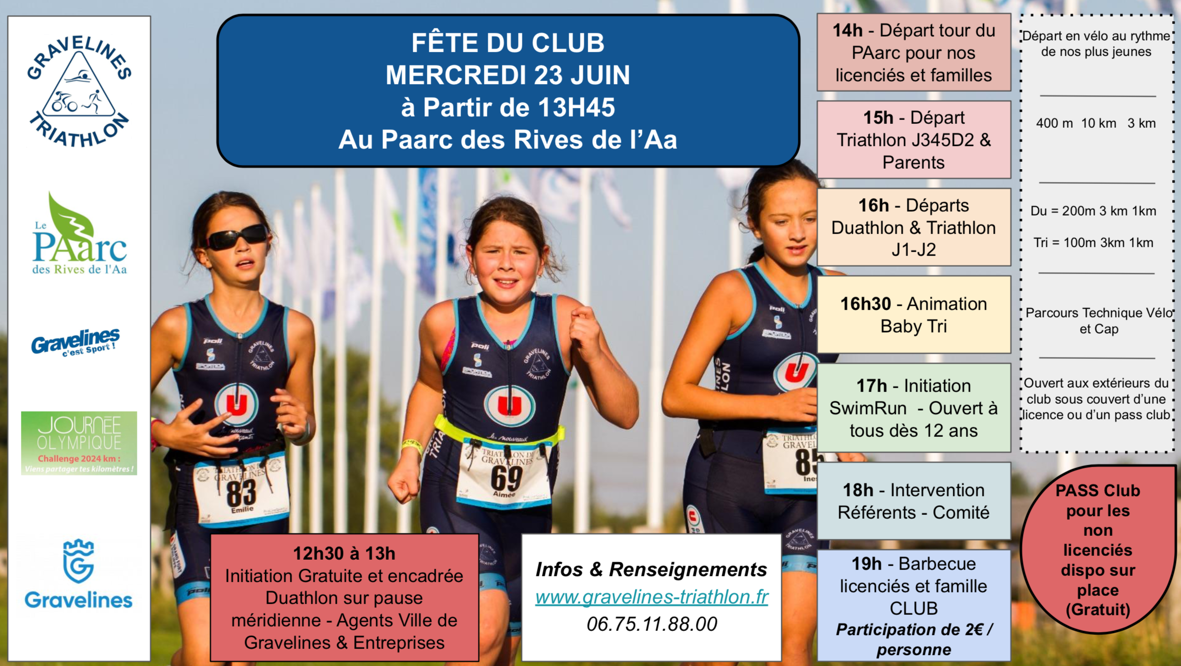 Fête du club Mercredi 23 juin