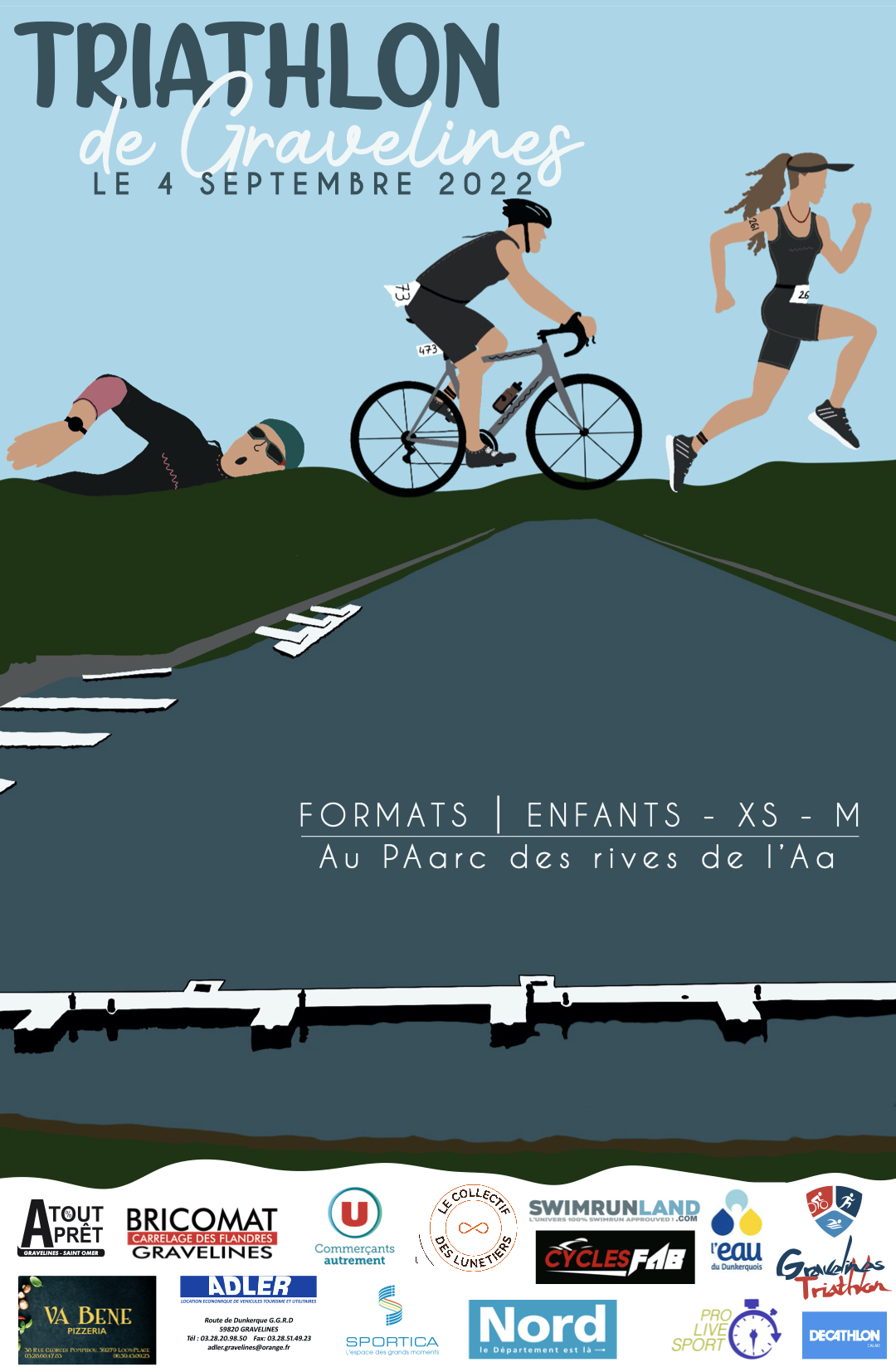 Gravelines triathlon Triathlon de Gravelines 2022