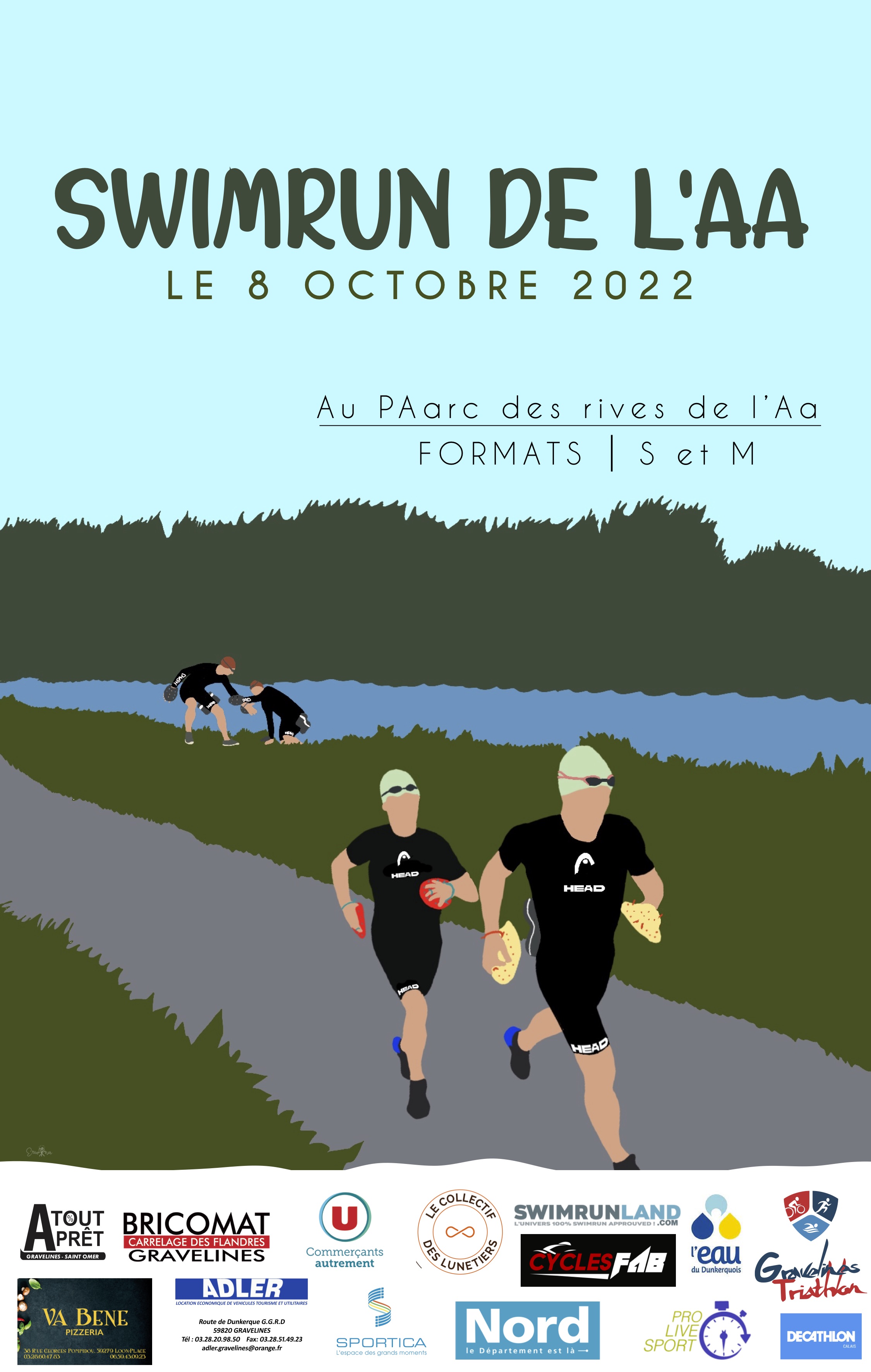 SWIM RUN DE L’AA – SAMEDI 8 OCTOBRE 2022